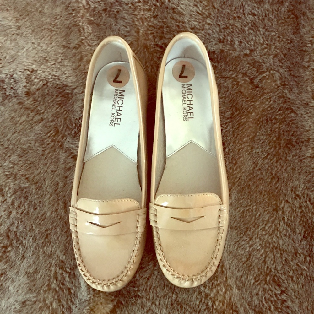 Michael Kors patent leather flats